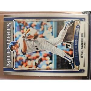 Ryne Sandberg - 2025 Panini Milestones Insert baseball- #17 - Cubs RAW Mint